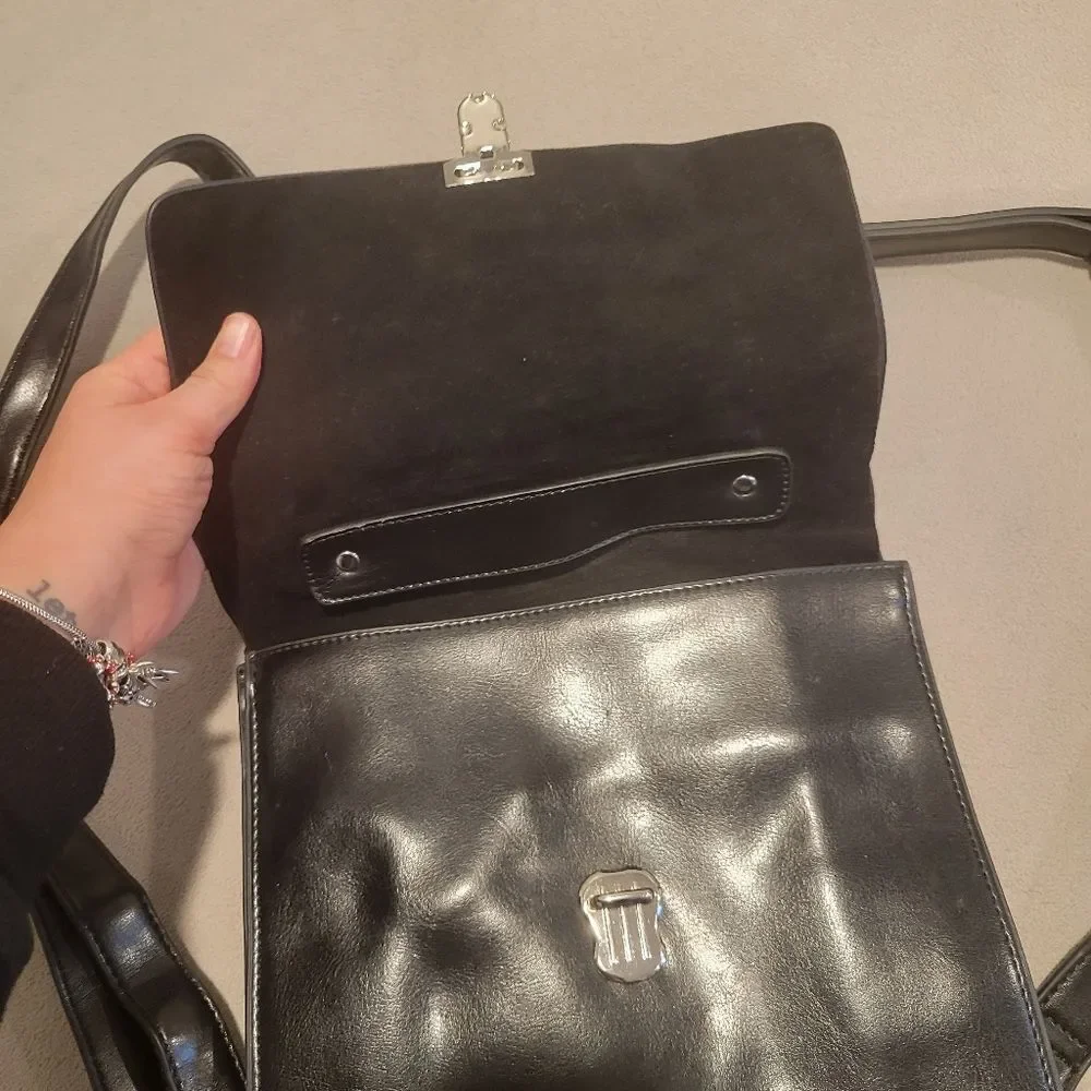Urban Outfitters Black Backpack Bag Polyurethane